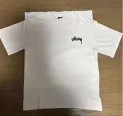 Stussy Tシャツ Mサイズ ホワイト　サイコロロゴ