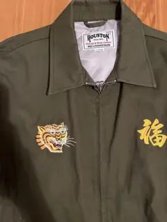HOUSTON オリーブドラブ ミリタリージャケット X-LARGE