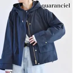 SHIPS quarancielビッグ フードドロストマウンテンパーカ ブルゾン