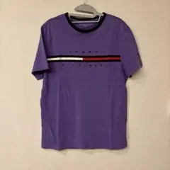 【美品】TOMMY HILFIGER ロゴT パープル メンズ M ストリート系