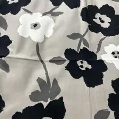 1m 綿100% シャツコール　大きな花柄