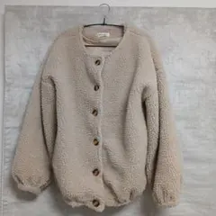 【訳あり】ボアジャケット ベージュ