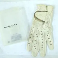 BURBERRY バーバリー　ゴルフ　グローブ　左手　サイズ21　羊革