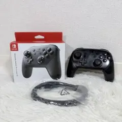 Nintendo switch プロコン　純正　動作済み　ジャンク