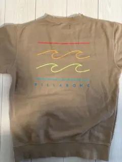 BILLABONG ベージュ クルーネック トレーナー ナー　Mサイズ