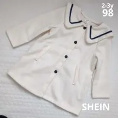 SHEIN　ビッグ襟コート　2-3y98