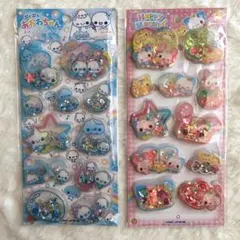 新品未開封　スパンコールパーティー シール２枚セット　あわわちゃんハッピーマーチ