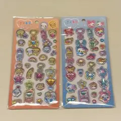 ぷくキラチャームステッカーズ なっとうちゃん まじかるみゅーちゃん ぷくキラ