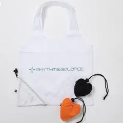 RHYTHM&BALANCE ホワイトエコバッグ