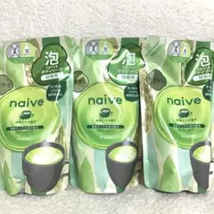 ナイーブ 泡で出てくるボディソープ 抹茶ラテの香り 詰替用 3個セットのサムネイル