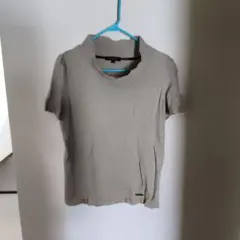 BURBERRY　薄手　ニット　ラメ　グレー