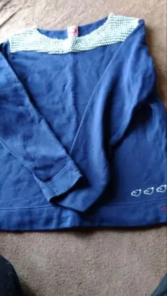 DRUG STORE ネイビー トレーナー サイズ4