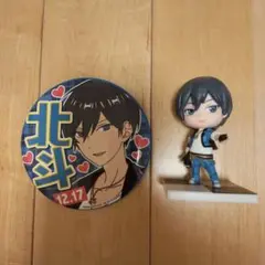 氷鷹北斗 缶バッジなど