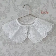 付け襟　レース　お花　キッズ　レディース　オシャレ　お祝い　行事 七五三
