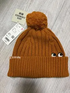 ユニクロ ANYA コラボ 新品 ポンポン付きニット帽 54〜57cm キッズ