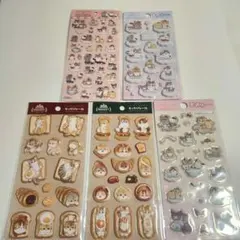 メ*読様 mofusand サンリオ ベーカリー ステッカー シール 5種セット