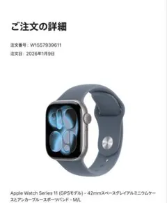 Apple Watch Series 11 42mm スポーツバンド　おまけつき
