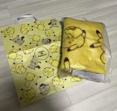 【新品未使用品】ミスタードーナツ　ポケモン　ピカチュウ　ブランケット　ショッパー