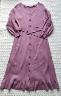 パープルニットワンピース　31Sonsdemode