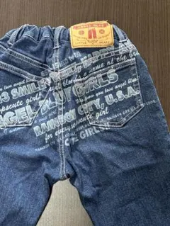 【美品】ANGEL BLUE デニムパンツ ロングパンツ　140センチのサムネイル
