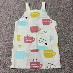 未使用品！TAACHANひとりで着られる子供用エプロン 幼児〜低学年用のサムネイル