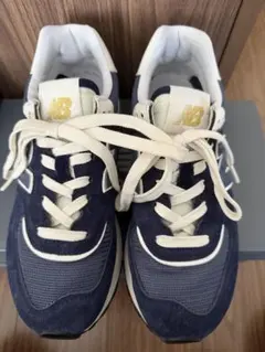 レディース　New Balance 990 クラシックスニーカー ネイビー