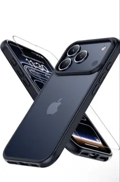 【新品未使用品】iPhone 17 pro用 半透明マットケース ブラック