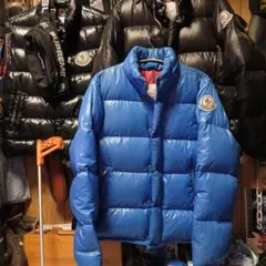 モンクレール MONCLER and wander ダウン 青 2 - メルカリ