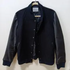 美品 ナノユニバース ゴートレザー スタジャン ドンキーカラー サーモライト 黒 美品 ナノユニバース ゴートレザー スタジャン ドンキーカラー