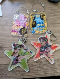 ジョジョの奇妙な冒険 ワイヤーキーホルダー　　　　　ジョジョワールド