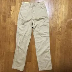 【新品未使用タグ付】UNIQLO カーゴパンツ　ブラウン　76cm