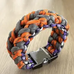 パラコード編みブレスレット（内周約14.5、幅2.5cm）
