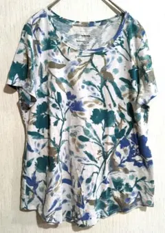 海外古着✨SONOMA The Everyday Tee【 S】 花柄 Tシャツ