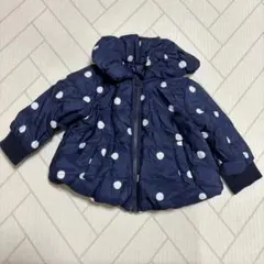ベビー　ドット柄アウター 80