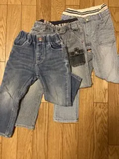 3can4on 2本、EDWIN 一本、パンツセット