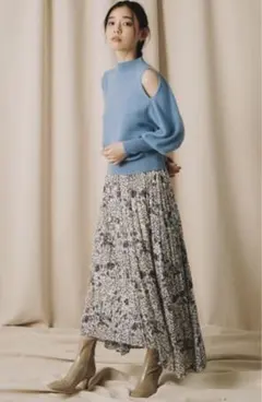 【最終値下】セルフォード CELFORDランダムプリントスカート