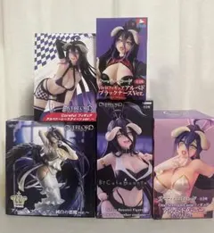 オーバーロード アルベド フィギュア 5個セット
