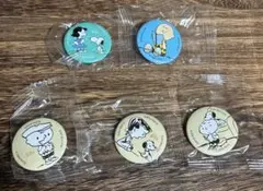 くら寿司×PEANUTS オリジナル缶バッジ　5個セット