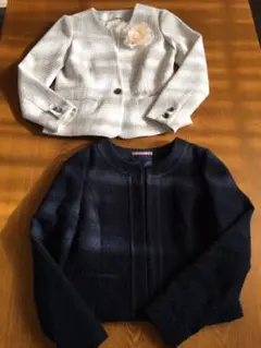 ツイードジャケット 2枚セット