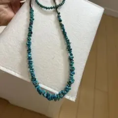 ターコイズ ネックレス 天然石 インディアンジュエリー風