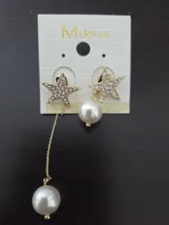 M.deux☆スターモチーフパールピアス