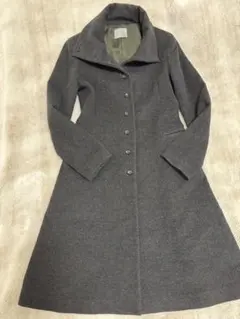 theory luxe ロングコート サイズ40 ダークグレー
