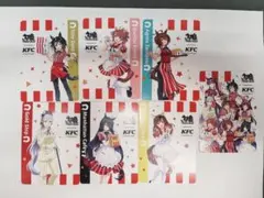 ウマ娘 KFC コラボカード セミコンプリートセット　7枚セット　ケンタッキー