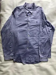 Ralph Lauren 美品 ボタンダウンシャツ XL 紫