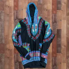 90s/古着/フードパーカー/デザインスウェット/オーバーサイズ/ユニセックス