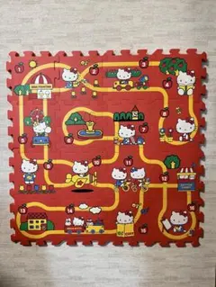 平成レトロ　サンリオ　ハローキティ　キティちゃん　敷き物　マット　シート　レア 平成レトロ サンリオ ハローキティ キティちゃん 敷き物 マット