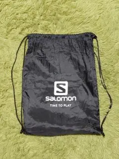 salomon ナップサック ブラック色 ノベルティのサムネイル