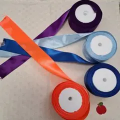 サテンリボン　4色から選べる　2m／300円より