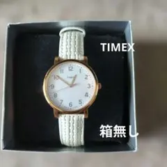 TIMEX レディース 腕時計 ホワイト ゴールドのサムネイル