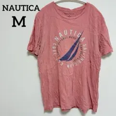 美品✨NAUTICA ピンク Tシャツ 【M】 半袖 100% COTTONのサムネイル